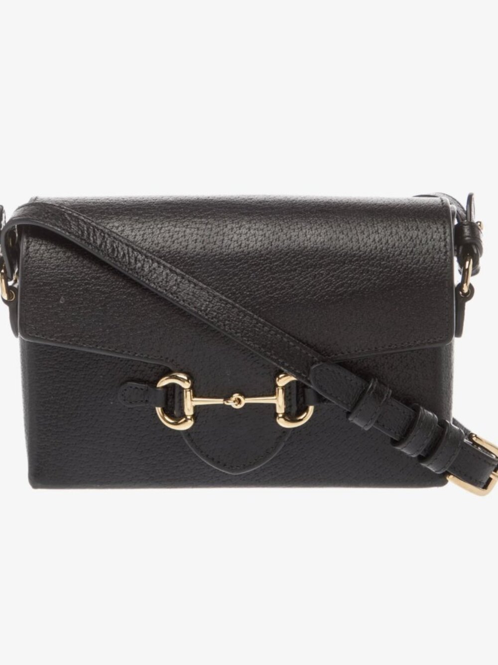 Gucci Leather Horsebit 1955 Black Crossbody